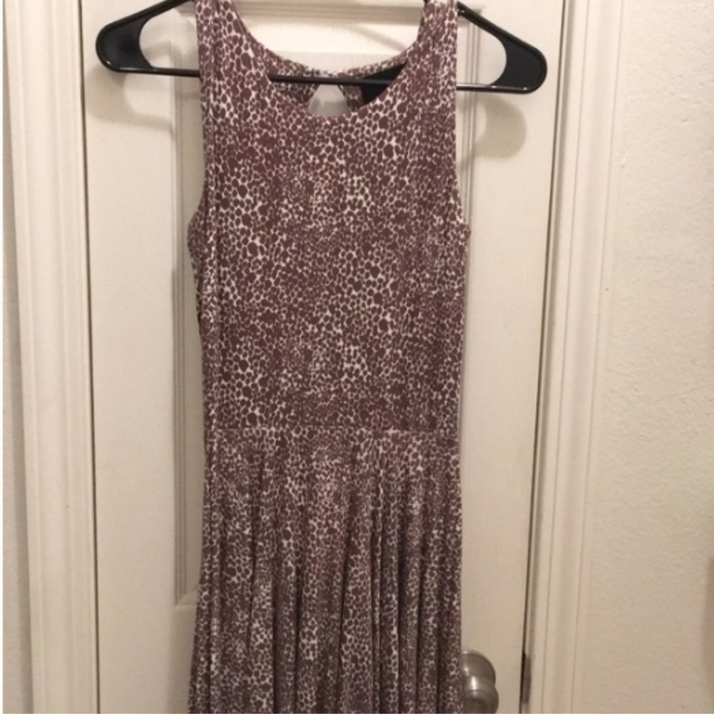 Cynthia Rowley brown and white dress